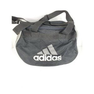 Vintage Adidas Gym Bag Shoulder Tote Overnight Carry On Luggage Black Grey White